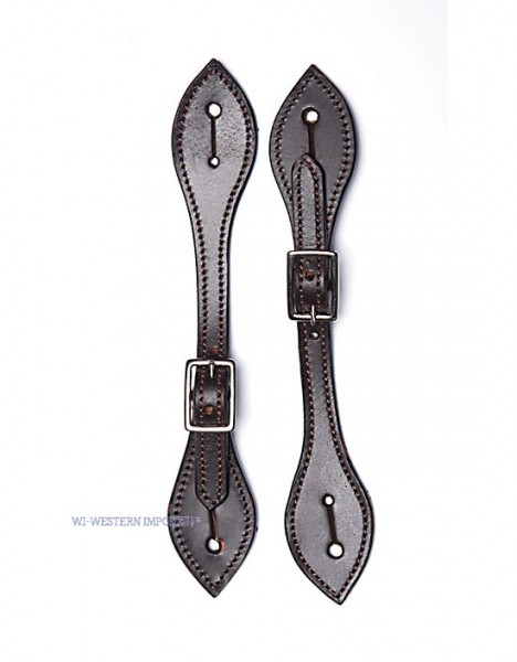 Western Imports Lady&#039;s Spurstrap, dark oiled