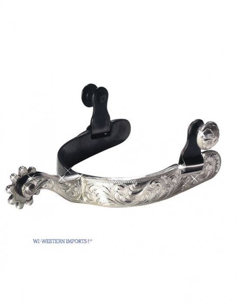 Western Imports WI Silver Spurs - ladies