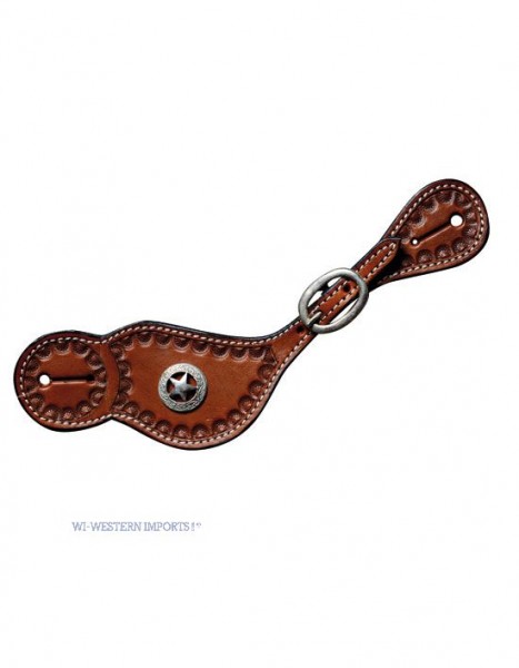 Western Imports Spurstrap Star-Concho
