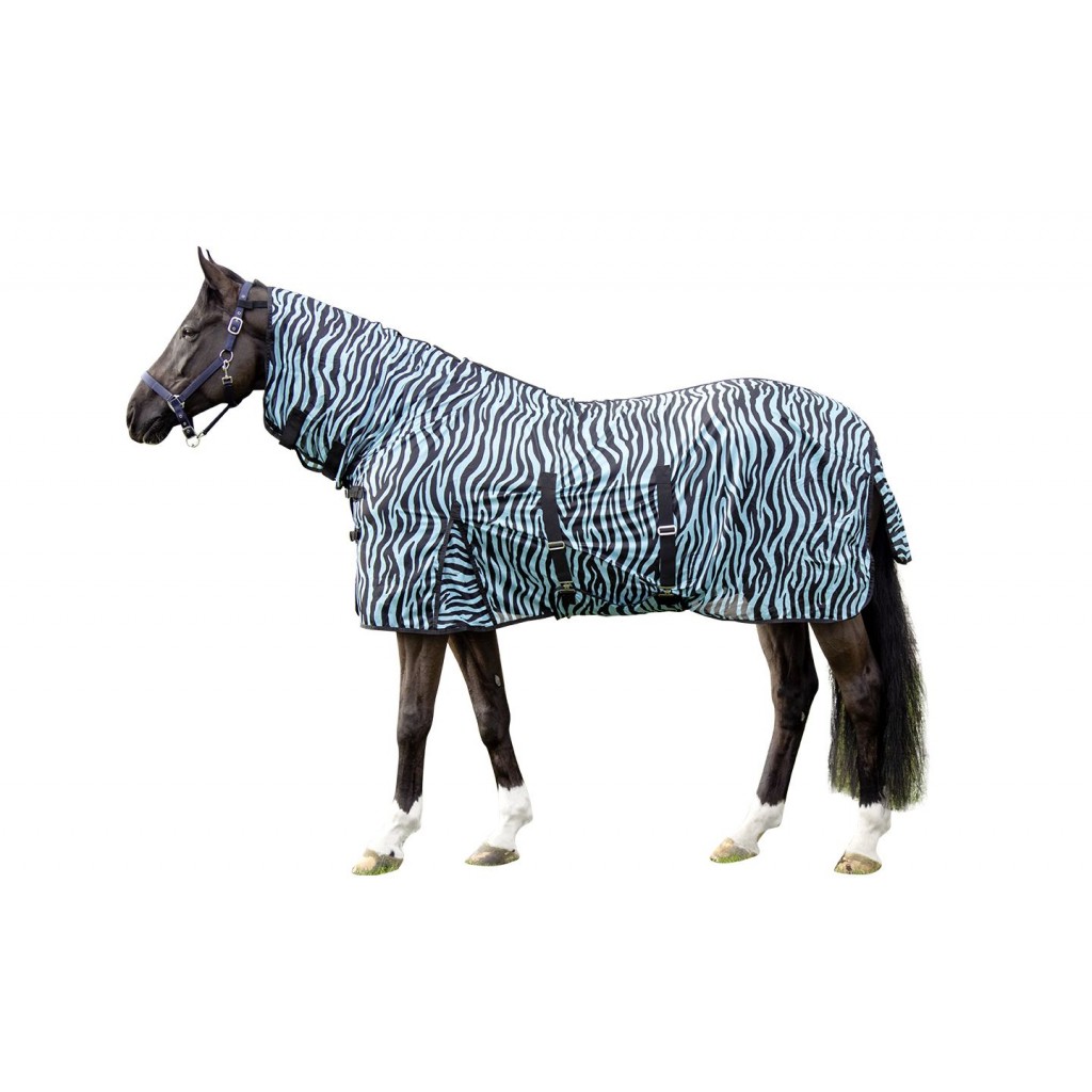 Horses Fliegennetz Hals Zebra